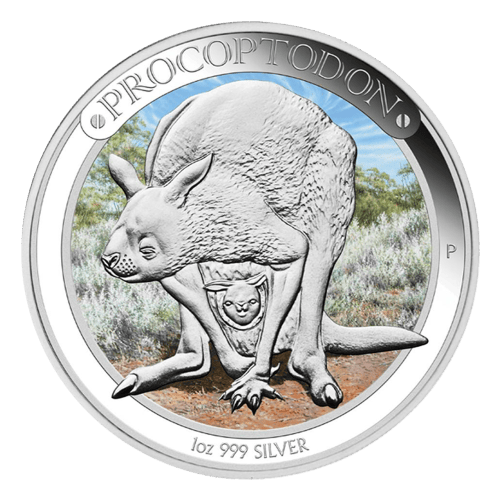 Pièce 1 once d'argent Série Megafaune Procoptodon 2013 | Monnaie de Perth