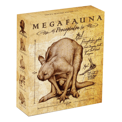 Pièce 1 once d'argent Série Megafaune Procoptodon 2013 | Monnaie de Perth