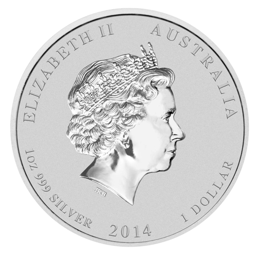 Buy 1 oz 2014 Year of the Horse Gilded Silver Coins | Silver Gold