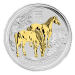 1 oz 2014 Lunar Year of the Horse Gilded Silver Coin | Perth Mint