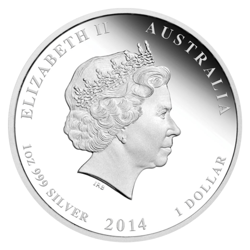 1 oz 2014 Lunar Year of the Horse Coloured Silver Proof Coin | Perth Mint