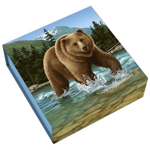 1 oz 2014 $100 for $100 Grizzly Silver Coin
