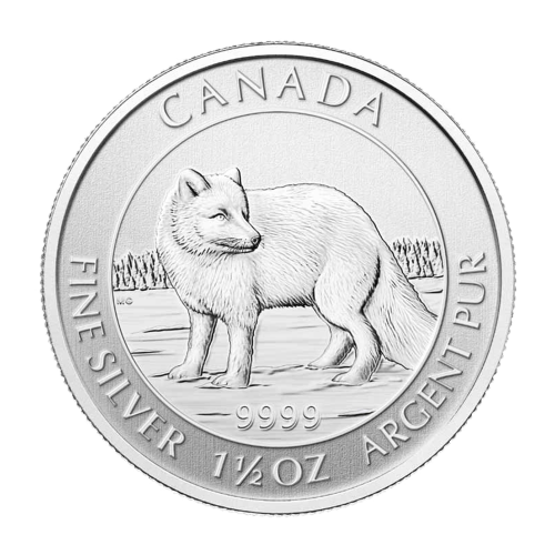 Buy 1.5 oz 2014 Canadian Arctic Fox Silver Coins | Silver Gold Bull US
