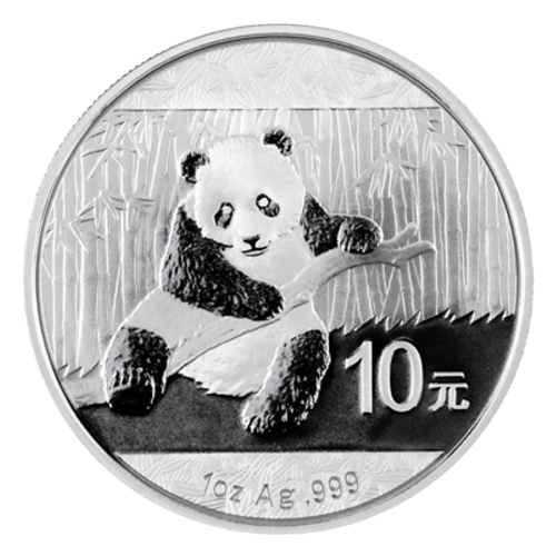 Pièce 1 once d'argent Panda chinois 2014