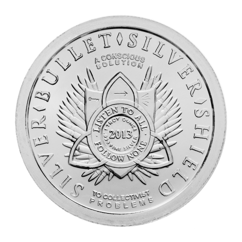 1 oz 2013 Consumerism Silver Round