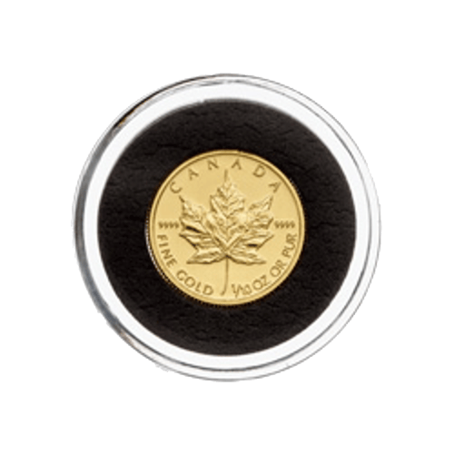 Pièce 1/10 once d'or Feuille d'érable canadienne 2014