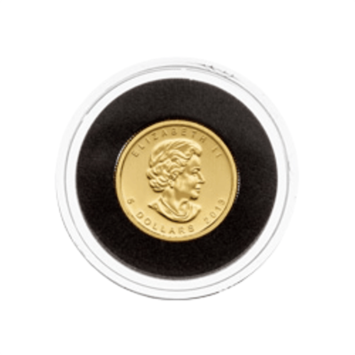 Pièce 1/10 once d'or Feuille d'érable canadienne 2014
