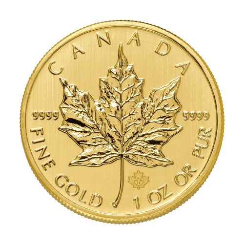 Pièce 1 once d'or Feuille d'érable canadienne 2014