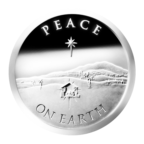 1 oz 2013 Peace on Earth Silver Proof-like Round
