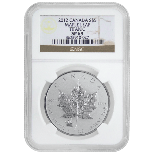 Buy Canadian Maple Titanic Graded Silver Coins | Silver Gold Bull US