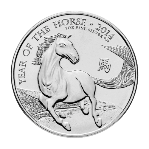 1 oz 2014 Lunar Year of the Horse Silver Coin | The Royal Mint