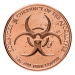1 oz Zombucks Zombuff Copper Round | Elemetal Mint