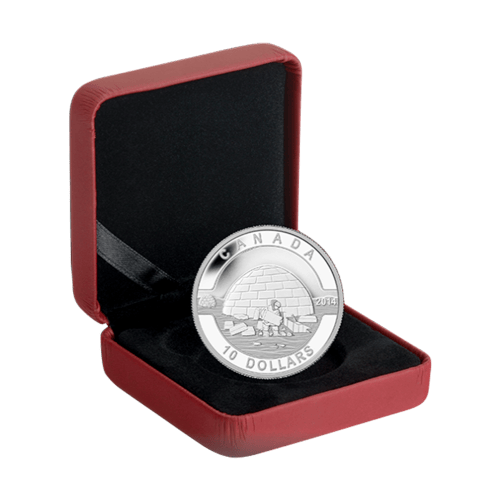 1/2 oz 2014 O Canada Series - Igloo Silver Coin