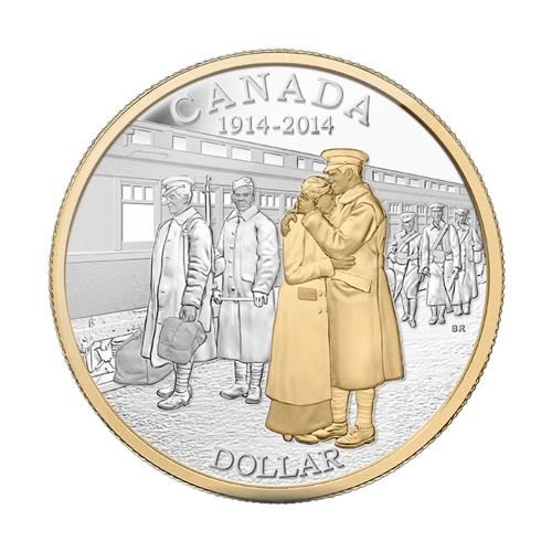 2014 100th Anniversary of the Declaration of the First World War Silver Proof Coin Set | Royal Canadian Mint