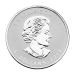 Pièce 1 once d'argent Feuille d'érable canadienne Marque d'atelier Année du Cheval 2014