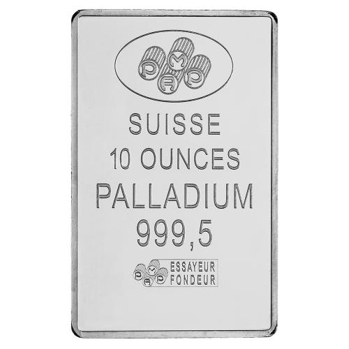10 oz PAMP Suisse Palladium Bar