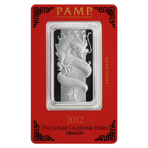 Buy PAMP Suisse Year of the Dragon Silver Wafers | Silver Gold Bull US