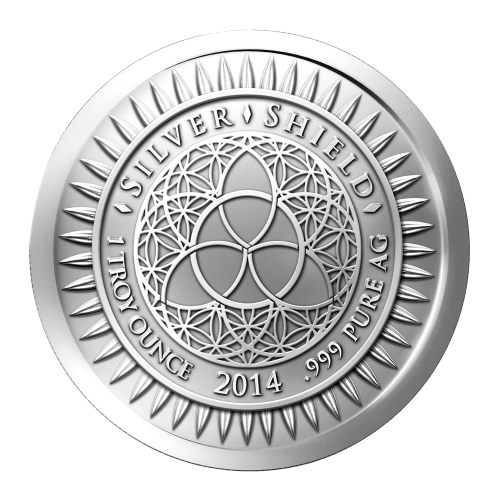 1 oz 2014 BitCON Silver Round
