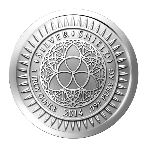 1 oz 2014 New Year's Silver Round