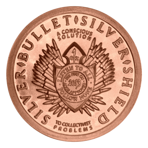 1 oz 2012 Debt and Death Copper Round