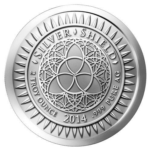 2 oz 2014 New Year's Silver Round