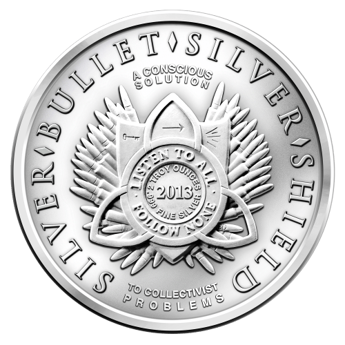 2 oz 2014 New Year's Silver Round