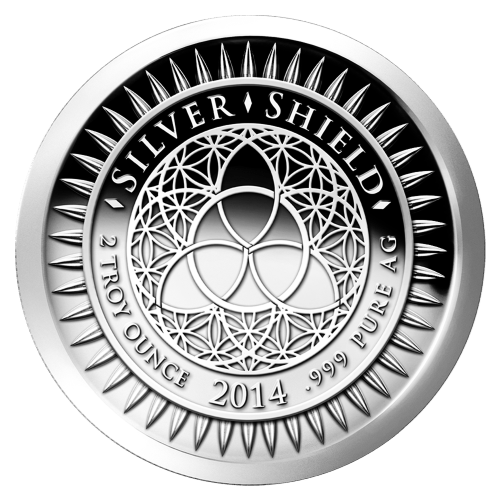 2 oz 2014 New Year's Silver Proof-like Round