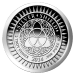2 oz 2014 New Year's Silver Proof-like Round