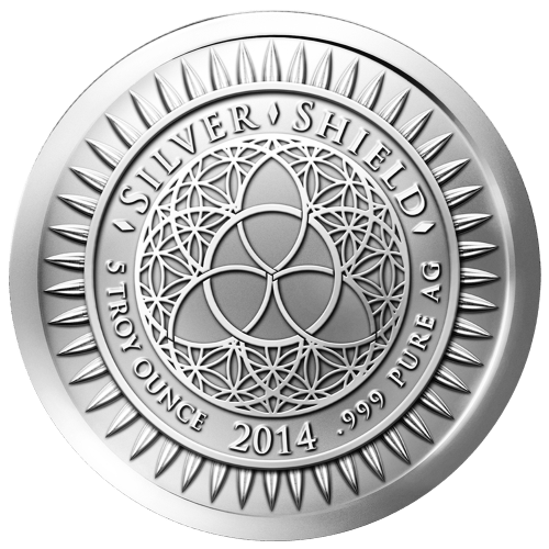 5 oz 2014 New Year's Silver Round