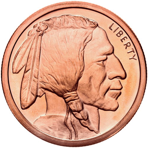 5 oz Buffalo Copper Round