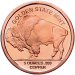 5 oz Buffalo Copper Round