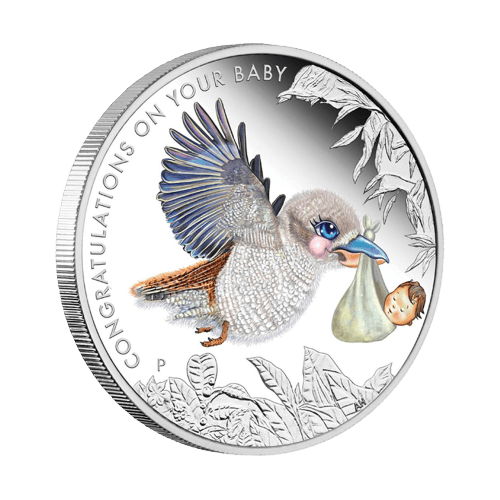 Pièce 1/2 once d'argent Épreuve numismatique Newborn Baby 2014 | Monnaie de Perth
