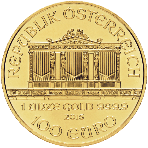 Pièce 1 once d'or Philharmonique autrichienne Année aléatoire | Monnaie autrichienne