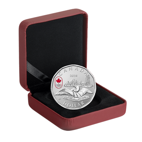 1/4 oz 2014 Canadian Lucky Loonie Silver Coin | Royal Canadian Mint