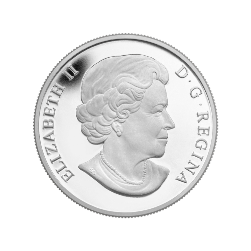 1/2 oz 2014 O Canada Series - Skiing Canada's Slopes Silver Coin