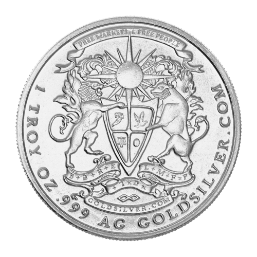 1 oz 2013 Pegasus Silver Round