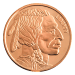 1 oz CNT Buffalo Copper Round