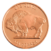 1 oz CNT Buffalo Copper Round