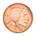 1/2 oz Buffalo Copper Round
