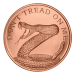 Ronde 1 once de cuivre Don't Tread on me 2014