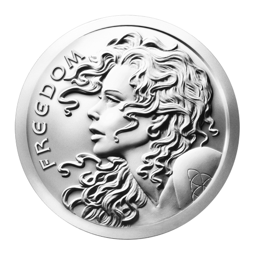 1 oz 2014 Freedom Girl Silver Round
