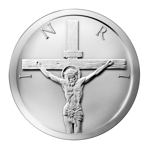 Ronde 1 once d'argent La Crucifixion 2014