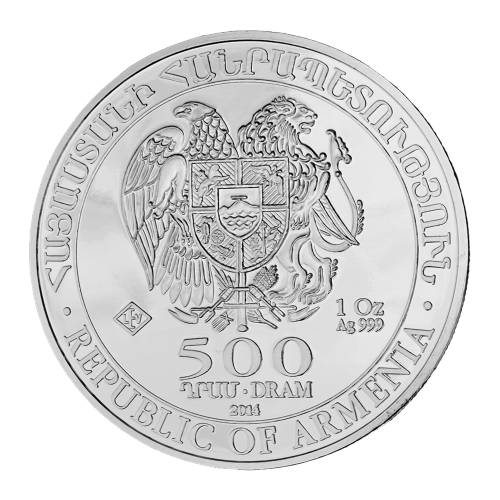 1 oz 2014 Armenian Noah's Ark Silver Coin | Geiger Edelmetalle