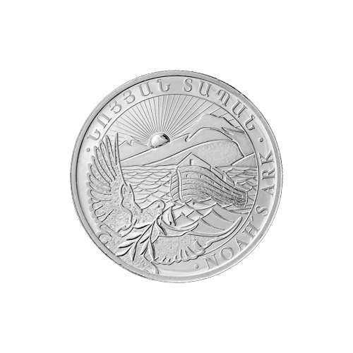 Pièce 1/2 once d'argent Arche de Noé Arménie 2014