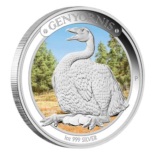 1 oz 2014 Megafauna Series Genyornis Silver Proof Coin | Perth Mint