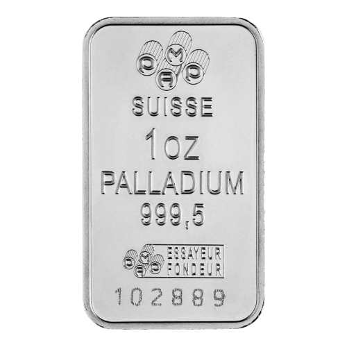 1 oz PAMP Suisse Palladium Bar