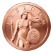 1 oz 2014 Standing Freedom Copper Round