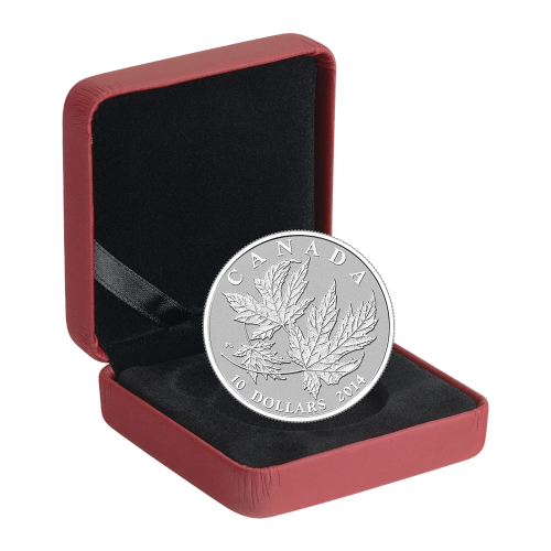 1/2 oz 2014 Canadian Maple Leaves Silver Coin | Royal Canadian Mint