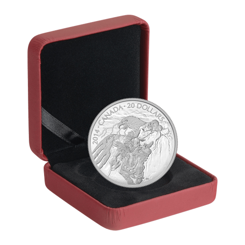 1 oz 2014 Nanaboozhoo and the Thunderbird's Nest Silver Coin