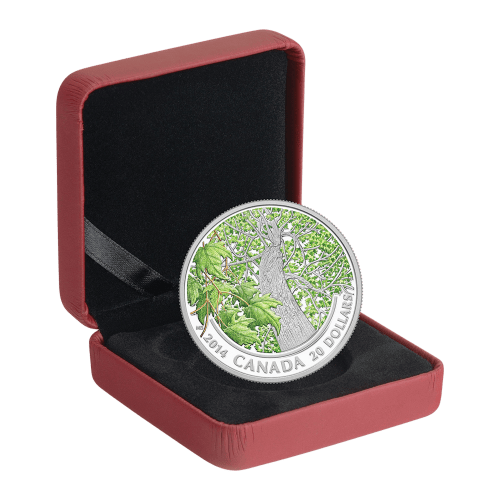 1 oz 2014 Maple Canopy Series: Spring Splendour Silver Coin | Royal Canadian Mint